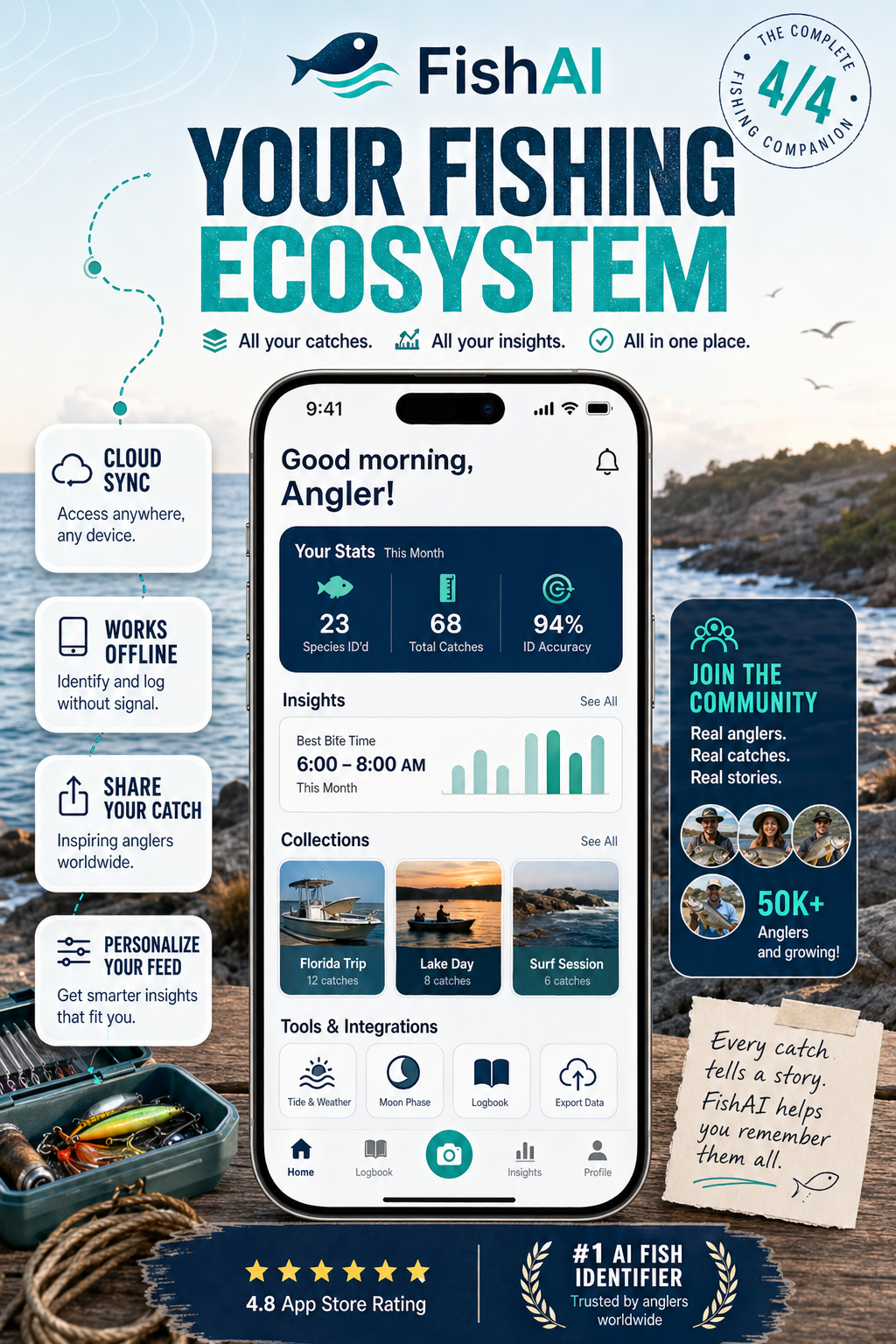 FishAI - Your Fishing Ecosystem.
