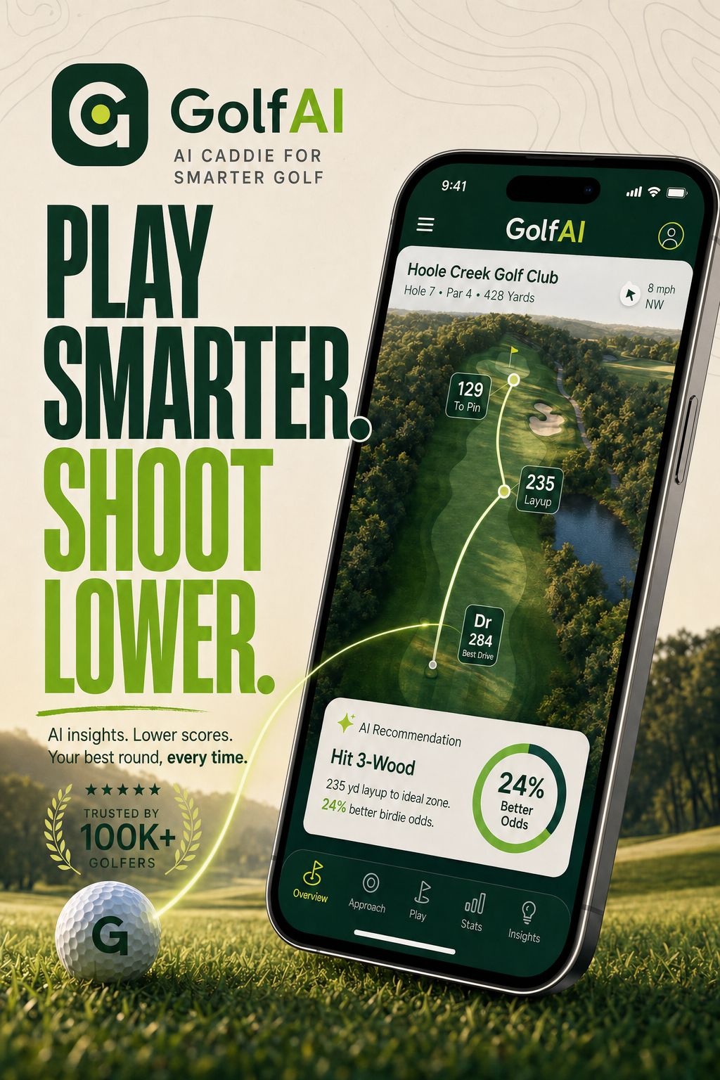 GolfAI - Play Smarter. Shoot Lower.